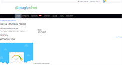 Desktop Screenshot of mysite.magicnines.com